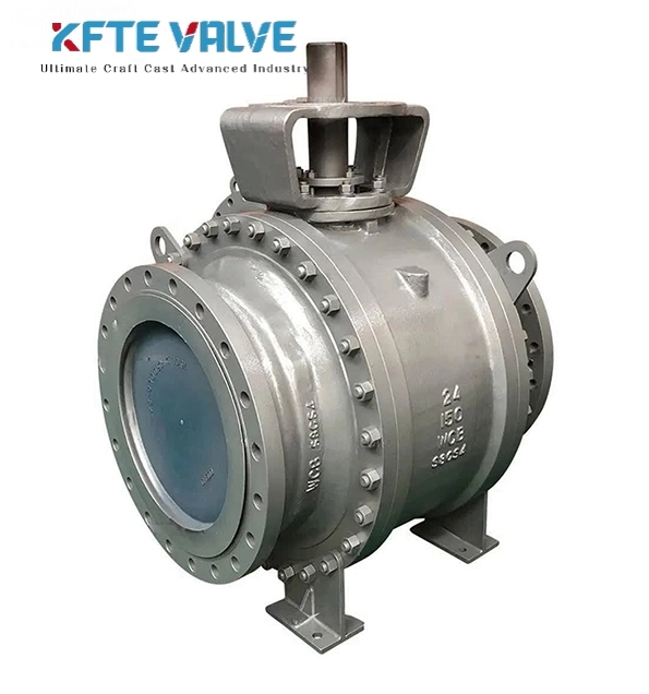 cast-steel-trunnion-ball-valve