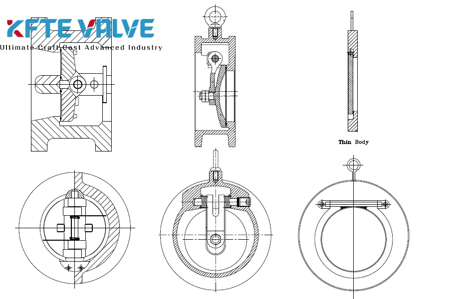 Three Main Types Of Wafer Swing Check Valves From KFTE VALVE